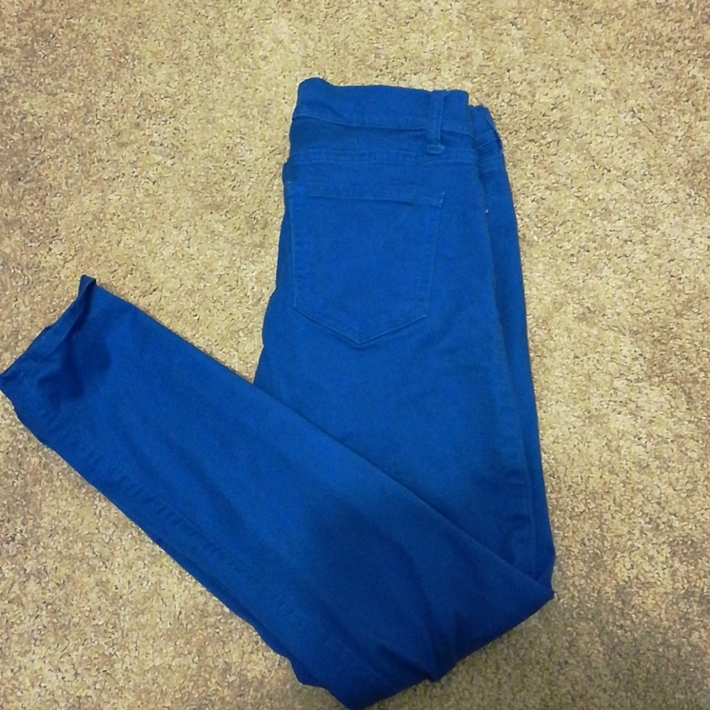 Size 8 Royal Blue Rockstar Jeans